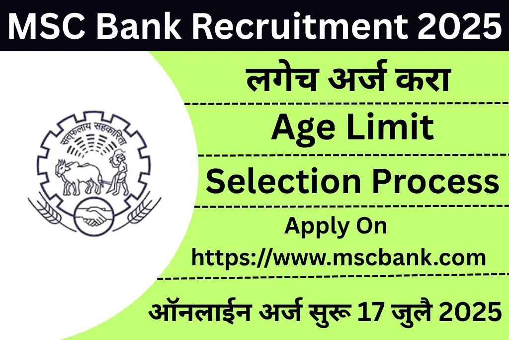 msc bank recruitment 2025