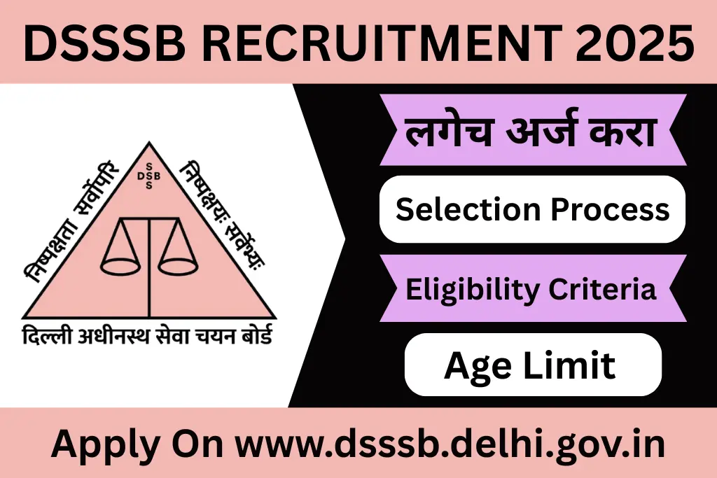 dsssb recruitment 2025