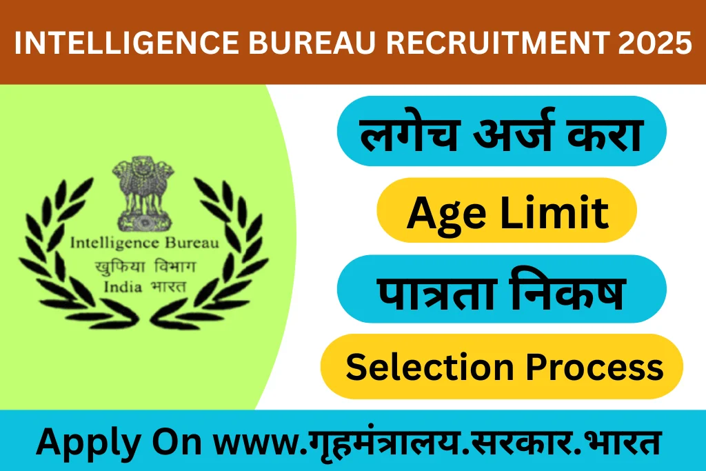intelligence bureau recruitment 2025