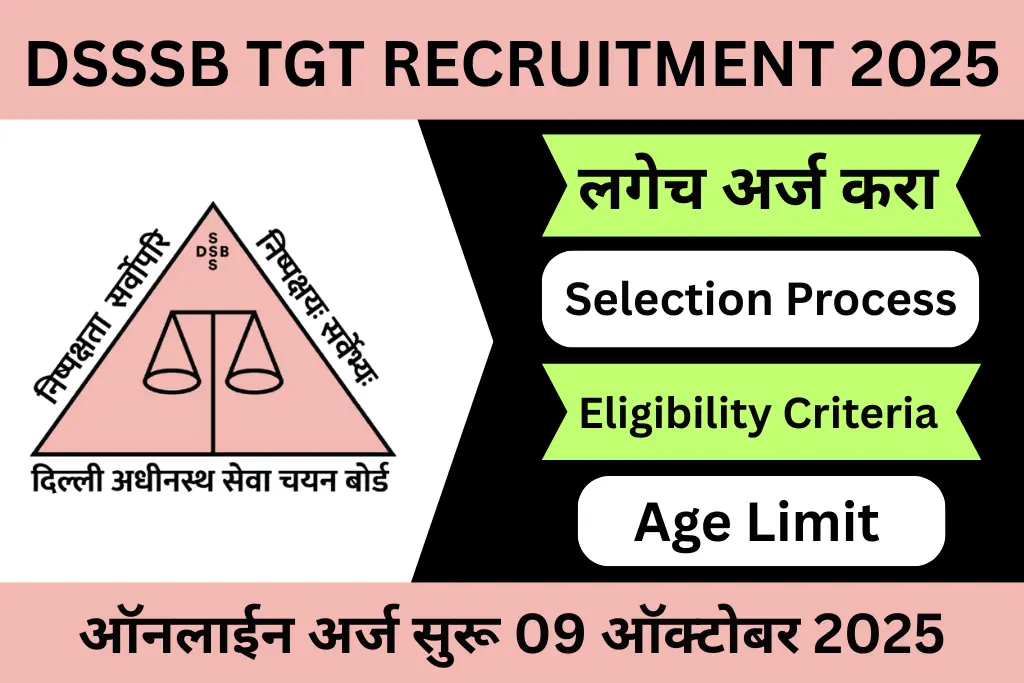 dsssb tgt recruitment 2025