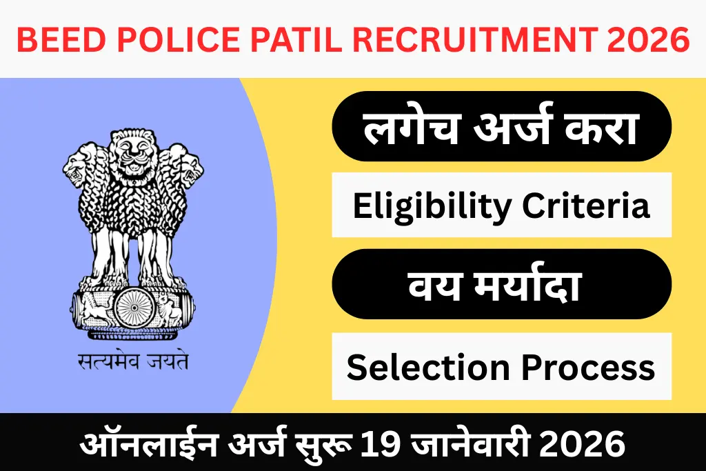 beed police patil recruitment 2026