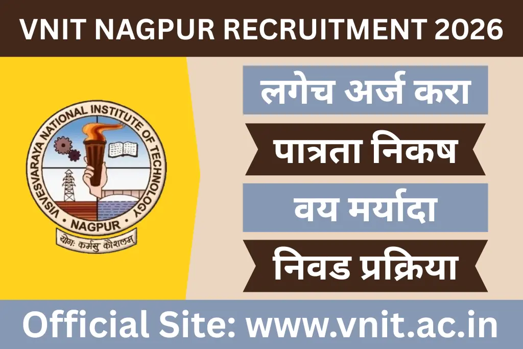 vnit nagpur recruitment 2026