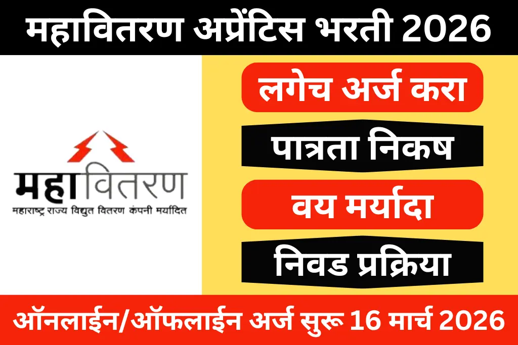 mahavitaran apprentice recruitment 2026