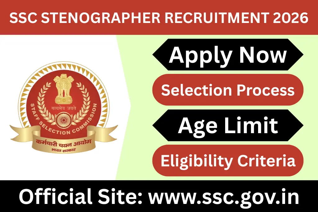 ssc stenographer recruitment 2026