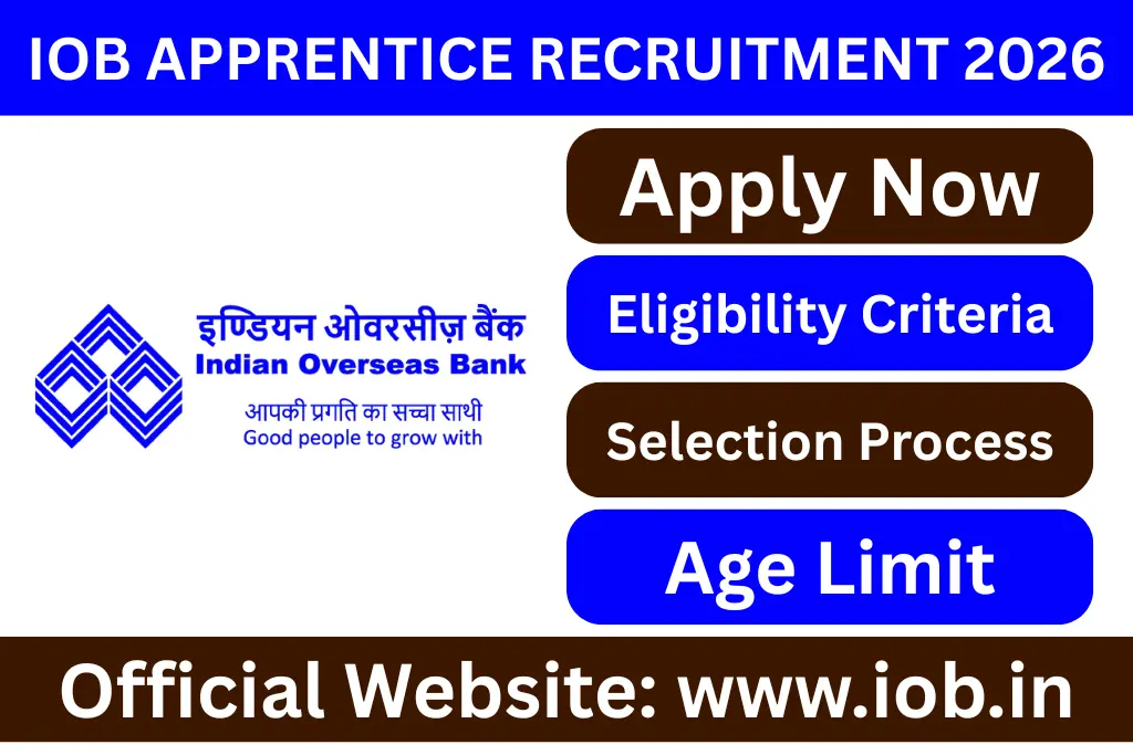 iob apprentice recruitment 2026